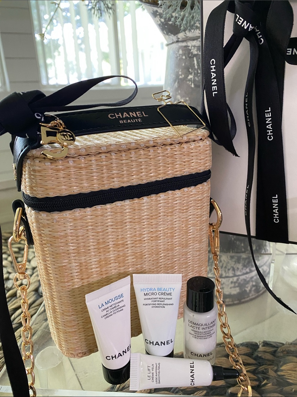 Chanel Limited Edition Les Beiges Essentials  Summer Pouch
